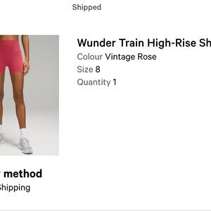Lululemon Athletica wunder train 4” Shorts